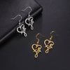Faith Heart Earrings Stainless Steel Jesus Love Family Dangle Earring Christian Inspirational Jewelry Birthday Gift - Image 2