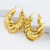 African Nigeria Big Drop Earrings Copper Large Style Stereoscopic For Women Party Wedding Gifts - Image 8