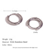 Cubic Zirconia Huggie Hoop Earrings in Multiple Sizes - Image 15