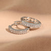 Cubic Zirconia Huggie Cartilage Hoop Earring Set 6 Pieces - Image 14
