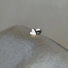Open Heart Hoop Earrings in Gold Tone or Silver Tone - Image 9