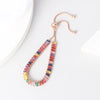 Adjustable Multicolor Tennis Bracelet with Colorful Stone Accents - Image 5
