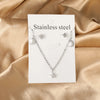 Flower Rose Jewelry Sets For Women Fairy Moon Star Pineapple Necklace Earrings Romantic Accessory Conjuntos De Joya - Image 5