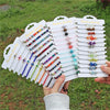 12Pcs/Set Colorful Stone Bracelets Adjustable Rope Braided Bracelet Handmade Bohemia Bracelets with Cards - Image 3