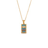 316L Stainless Steel Coloeful Tarot Necklace Zircon Star Moon Sun Lovers Magiclan Knight Empress Necklace For Women - Image 10