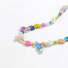 Colorful Seed Bead Woven Flower Choker Necklace - Image 16