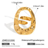 Imitation Pearl Stainless Steel Gold Color Ring for Women Engagement Party Gift Temperament Jewelry - Image 10