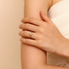 Elegant Pearl Ring 316L Stainless Steel Women's Ring Gold Plated Accessories - Image 10