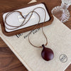Vintage Irregular Hollow Wooden Heart Geometric Pendant Long Sweater Chain Necklace For Women Charms Jewelry - Image 8