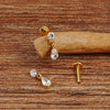 Titanium 16G Teardrop Dangle CZ Labret Stud Waterdrop Tragus Cartilage Earring Flatback Helix Piercing - Image 3