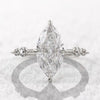 Crystal Marquise Cubic Zirconia Rings for Women Thin Ring Engagement Wedding Accessories Statement Jewelry - Image 2
