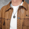 Full Moon Wolf Compass Men Necklaces Stainless Steel Pendant Chain Women Punk Jewelry Accessories Gifts - Image 5