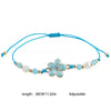 12pcs/set Colorful Flower Alloy Charms Bracelet Set For Women Hand-woven Acrylic Beads Rope Adjustable Bracelet Jewelry Gifts - Image 6