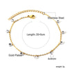 Blue Stone Anklets for Women Bracelet on Leg Stainless Steel Women's Chain Anklets Wedding Party Jewelry - Image 26