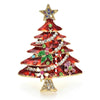 Christmas Tree Brooches For Women Men 2-color Enamel Gifts On Tree Plants Party Office Brooch Pin Gifts - Image 2