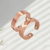 Simple Magnetic Rings for Women Copper Material Design Comfortable Fit for Fingers Valentine and Mother's Day Jewelry - Image 4