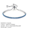 Tennis Bracelet For Women Style 4 Color 4 Claws Mosaic Cubic Zirconia Silver Color Jewelry Gift - Image 12