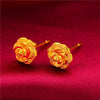 Aniid Flower Earrings Gold Color Stud Earrings for Women Nigerian Earrings Party Wedding Jewelry Gift - Image 24
