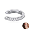Silver Mono Clip Earrings for Girl CZ Platinum Plated Ear Cuffs Non Piercing for Women Wedding Party Jewelry - Image 7