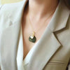 Stone Elephant Pendant Necklace on Gold-Tone Chain - Image 17
