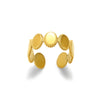 Gold Color Stainless Steel Coin Ring Broad Surface Elliptical Geometry Rings Elegant Jewelry Accessories For Women Gift - Image 11