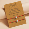 2 Pcs Card Sets of Minimalist Casual Style Copper Heart Adjustable Rope Chain Couple Bracelet Jewelry Valentine's Day Gift - Image 9