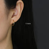 Minimalist Circle Hoop Earrings in Multiple Sizes - Image 50