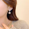 Pearl and Stone Drop Earrings in Gold-Tone or Silver-Tone - Image 12