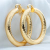 Hoop Earrings For Women Drop Earrings Dubai Gold Plated Jewelry For Wedding Party Daily Wear Jewelry Accessories Gift - Image 4