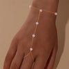 Silver Star/Evil Eyes Blue/White Zircon Bracelet Finger Design For Women Hand Chain Bracelet Party Jewelry - Image 13