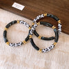 Square-Spliced Bead Bangle with Elastic Cord and Multiple Designs - Image 8