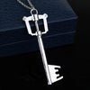 Game Kingdom Hearts Chain Pendant Necklace Sora Key Blade Crown Charm Statement Choker Women Men Cosplay Jewelry Gift - Image 3