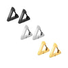Unisex Stainless Steel Rectangular Hoop Earrings for Men Women Punk Rock Triangle Huggie Earrings Piercing Jewelry Gifts - Image 4
