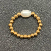 Elegant Freshwater Pearl Ring With Stainless Steel Beads Handmade Wedding Rings For Women Girls - Image 17