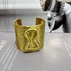 Exaggerated Boutique Metal Plated Cuff Bracelet For Women Jewelry Hand Open Bracelet Accessory - Image 6