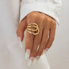 Exaggerated Irregular Alloy Open Cuff Bracelet Bangles For Women Chunky Big Bracelets Gold Silver Color Manchette Grunge Jewelry - Image 11