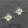Silver Jewelry Classic Four Floral Fortune Earrings - Image 2