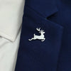stainless steel Christmas reindeer brooch, backpack pendant, suit lapel pin, badge gift for friends - Image 8