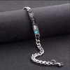 2 Style His Queen Her King Black Rose Gold Color Women's Male Chain Crystal Couple Bracelet for Men Femmo on Hands Jewelry - Image 3