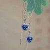 Zircon Christmas Snowflake Stud Earrings For Women Temperament Waterdrop Tassel Snow Flower Earring Party Jewelry - Image 11