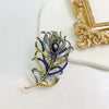 Easya Rhinestone Feather Shape Woman Clothes Brooch Classic Wedding Party Dress Crystal Accessories - Image 7