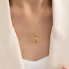 316L Stainless Steel Moon Star Zircon Necklace For Women Temperament Versatile Jewelry Gifts Daily - Image 6