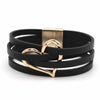 Handmade Star Pattern Imprint Hollow Charm Leather Bracelets for Women Multilayer Wrap Bracelet Bangle Unisex Jewelry Gifts - Image 15