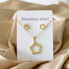 Flower Rose Jewelry Sets For Women Fairy Moon Stars Pineapple Pendant Necklace Earrings Romantic Office Accessories - Image 19