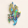 Women Brooch Extra-Large Rhinestone Peacock Animal Bird Dog Conch Enamel Pin Jacket Jewelry Accessory - Image 16