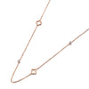 Stainless Steel CZ Crystal Flower Plant Charm Bracelets For Women Girls Rose Gold Chain Link Bracelet Jewelry - Image 10
