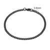 3-11mm Locomotive Men Punk Rock Stainless Steel Curb Cuban Link Chain Silver Color Bracelet For Women Biker Jewelry - Image 13