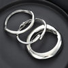 Stainless Steel Glossy Teardrop Cuff Bangle Set For Women Exaggerated Geometric Chunky Metal Bracelets Punk Rock Jewelry - Image 4