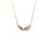 Angel Wing Necklace Full Paved Zircon Feather Pendant Stainless Steel Chain Gold Silver Multicolor Turquoise Pink Crystal Choker - Image 14