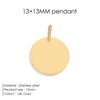 Minimalist Geometric Round Pendant Homemade Bracelet and Necklace Making Accessories - Image 10